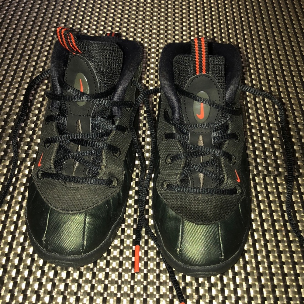 Olive/Orange/Black Nike Foamposites